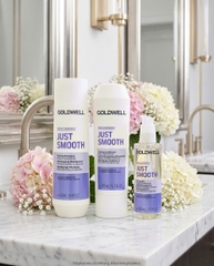 Dầu gội & xả Goldwell làm mượt tóc Dualsenses Just Smooth taming Shampoo & Conditioner