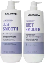 Dầu gội & xả Goldwell làm mượt tóc Dualsenses Just Smooth taming Shampoo & Conditioner