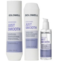 Dầu gội & xả Goldwell làm mượt tóc Dualsenses Just Smooth taming Shampoo & Conditioner