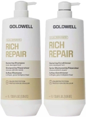 Dầu gội & xả, hấp, dưỡng phục hồi tóc hư tổn Goldwell Dualsenses Rich Repair Restoring
