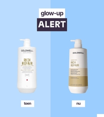 Dầu gội & xả, hấp, dưỡng phục hồi tóc hư tổn Goldwell Dualsenses Rich Repair Restoring