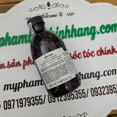 Dầu gội và dầu xả khử ánh vàng cho tóc sáng màu Davines Alchemic Silver 280ml - 250ml