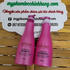 DẦU GỘI XẢ COLOR CARE OBSIDIAN SIÊU DƯỠNG TÓC NHUỘM 580ML