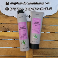 DẦU GỘI XẢ CHO TÓC NHUỘM MÀU TÍM LAKME VIOLET VALENDER 300ML - 250ML - 1000ML