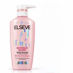 Bộ Dầu Gội Dầu Xả Bóng Mượt Tóc Xỉn Màu, Khô Xốp L’Oréal Paris Elseve Glycolic Gloss Shampoo & Conditioner