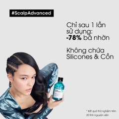 DẦU GỘI L'OREAL SCALP ADVANCED TRỊ GẦU ANTI DANDRUFF, CÂN BẰNG DẦU ANTI OILINESS, LÀM DỊU DA ĐẦU NHẠY CẢM DISCOMFORT 300ML - 500ML