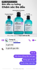 DẦU GỘI L'OREAL SCALP ADVANCED TRỊ GẦU ANTI DANDRUFF, CÂN BẰNG DẦU ANTI OILINESS, LÀM DỊU DA ĐẦU NHẠY CẢM DISCOMFORT 300ML - 500ML