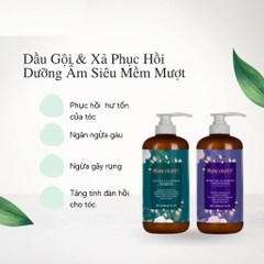 DẦU GỘI XẢ MAXCOLATIN PHỤC HỒI SIÊU MƯỢT 800ML