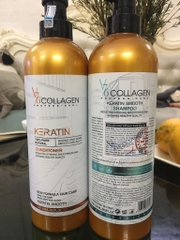 DẦU GỘI XẢ V76 KERATIN HOẶC COLLAGEN  VITAMIN E 800ML