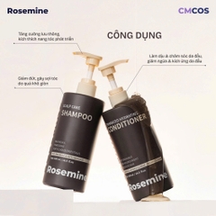 ROSEMINE PROFESSIONAL Gội xả giảm rụng, kiểm soát dầu tạo độ phồng và phục hồi tóc hư tổn 500 ml