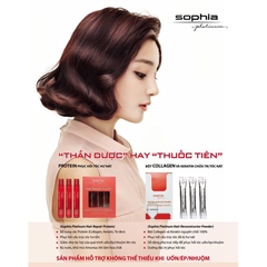 SOPHIA PLATIUM PROTEIN PHỤC HỒI TÓC HƯ NÁT REPAIR AMPOULE 10*13ML