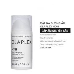 (DATE 8.2024) MẶT NẠ DƯỠNG ẨM TĂNG CƯỜNG LIÊN KẾT TÓC OLAPLEX NO.8 BOND INTENSE MOISTURE MASK 100ml