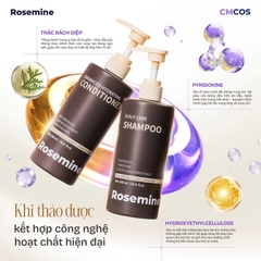 ROSEMINE PROFESSIONAL Gội xả giảm rụng, kiểm soát dầu tạo độ phồng và phục hồi tóc hư tổn 500 ml