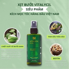 XỊT BƯỞI GIẢM RỤNG VITALYCIL HAIR GROWTH SERUM 100ML