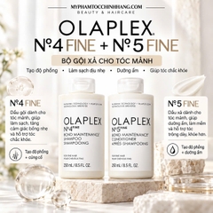 OLAPLEX Nº.4 FINE + Nº.5 FINE 250ML – BỘ GỘI XẢ TĂNG ĐỘ PHỒNG, DƯỠNG ẨM NHẸ CHO TÓC MẢNH