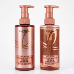 L’Oréal Paris Elseve Full Resist Purifying Shampoo & Detangling Conditioner | Bộ Dầu Gội Làm Sạch Da Đầu Và Dầu Xả Gỡ Rối Cho Tóc Yếu Dễ Gãy
