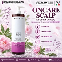 Combo gội và xịt giảm rụng SELECTIVE PROFESSIONAL ONCARE SCALP REVITALIZING  950ML + 180ML