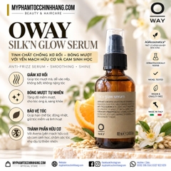 OWAY Silk’n Glow Serum 100ml – Serum Chống Xơ Rối, Tóc Bóng Mượt