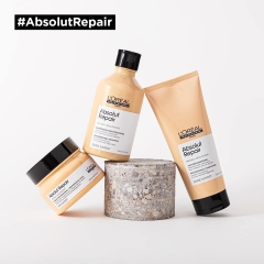 Dầu gội xả hâp, dầu dưỡng tóc phục hồi L'Oréal vàng Absolut Repair