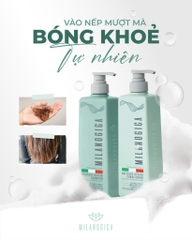Dầu gội xả Milanogica Phục Hồi Hair Repair Shampoo & Conditioner 355ml - 725ml