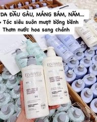 Dầu gội xả chiết xuất nấm Elvawell White Truffle Shampoo, Conditioner 500ml 1000ml