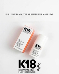 Mặt nạ K18 siêu phục hồi phân tử - K18 leave-in molecular repair hair mask 50ML 15ml 150ml