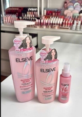 Bộ Dầu Gội Dầu Xả Bóng Mượt Tóc Xỉn Màu, Khô Xốp L’Oréal Paris Elseve Glycolic Gloss Shampoo & Conditioner