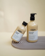 Dầu gội xả hâp, dầu dưỡng tóc phục hồi L'Oréal vàng Absolut Repair