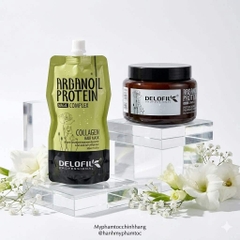 DẦU Ủ TÓC COLLAGEN DELOFIL ARGANOIL PROTEIN SIÊU MƯỢT 500ml HAIR MASK