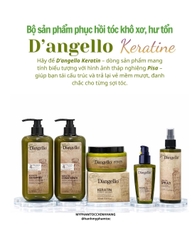 DẦU GỘI XẢ, HẤP D'ANGELLO KERATIN 500ML 800ML