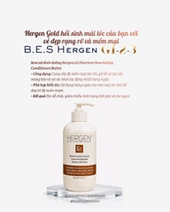 Xả khô Bes Hergen G3 tái tạo và nuôi dưỡng tóc 400ml - 1000ml