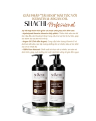Dầu gội xả Shachi dưỡng sinh phục hồi tóc (Shachi Keratin & Argan Oil Hair Repair) 800ml