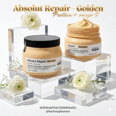 Dầu gội xả hâp, dầu dưỡng tóc phục hồi L'Oréal vàng Absolut Repair
