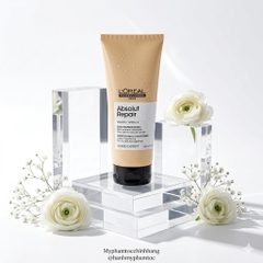 Dầu gội xả hâp, dầu dưỡng tóc phục hồi L'Oréal vàng Absolut Repair