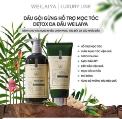 Cặp Mini gội xả Weilaiya luxury gừng, hà thủ ô 20ml
