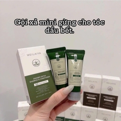 Cặp Mini gội xả Weilaiya luxury gừng, hà thủ ô 20ml