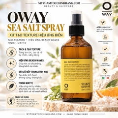 OWAY Sea Salt Spray 240ml | Xịt tạo texture hiệu ứng biển, tạo phồng tách sóng