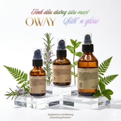 Dầu Gội, dầu hấp, dầu dưỡng tóc Siêu Mượt OWAY Silk’n Glow Hair Bath 30ml/ 100ml/ 240ml/ 500ml