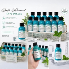 Dầu Gội Kiểm Soát Dầu L'Oreal Scalp Advanced Anti-Oiliness và Dầu gội kích thích mọc tóc và làm dày tóc L'Oréal Serioxy100ml