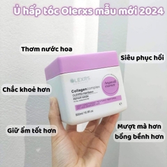 Hấp/ủ tóc Olexrs tím (Olexrs Hair Salon Argan Oil Collagen Complex Repair Mask 500ml