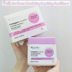 Hấp/ủ tóc Olexrs tím (Olexrs Hair Salon Argan Oil Collagen Complex Repair Mask 500ml