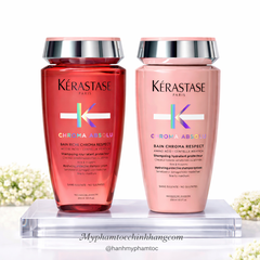 Dầu gội xả, măt nạ cho tóc nhuộm Kerastase Chroma Absolu Bain Riche Chroma Respect 250ml 200ml 1000ml