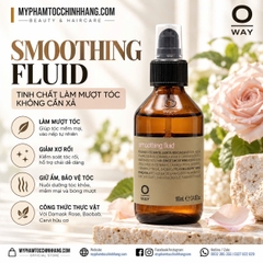 Oway Smoothing Fluid 100ml – Tinh Chất Làm Mượt Tóc, Giảm Xơ Rối & Bảo Vệ Tóc Khỏi Nhiệt