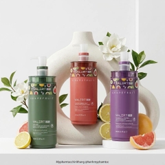 Cặp Gội Xả Bưởi Valert Grapefruit Mẫu Mới 2025 850ml
