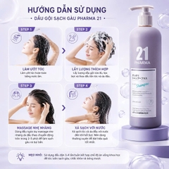 Dầu Gội Dược Mỹ Phẩm PHARMA 21 Nhật Bản Kiềm Dầu, Giảm Gàu 602ml