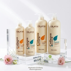 Dầu gội và xả phục hồi Colatin Collagen & Keratin  Natural Care 500ml 1000ml