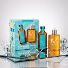 MOROCCANOIL SUMMER KIT OIL+ GEL RỬA TAY 2026 🩵