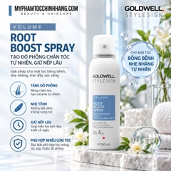 GOLDWELL STYLESIGN VOLUME ROOT BOOST SPRAY 200ML Xịt nâng chân tóc, tạo độ phồng cho tóc