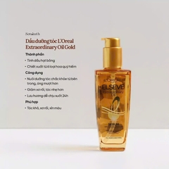 Dưỡng Tóc Mềm Mượt, Óng Bóng L’Oréal Paris Elseve Extraordinary Oil Serum 100ml