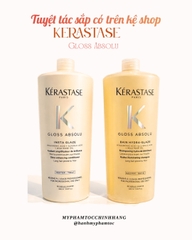 DẦU GỘI XẢ KERASTASE GLOSS ABSOLU DƯỠNG ẨM BÓNG MƯỢT 250ML